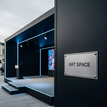 Аренда Сцена односкатная 10х8 м черная в комплексе Sea Galaxy — ART SPACE