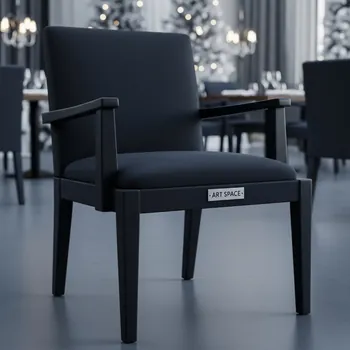 Аренда Стул Voglie Armrest карбон антрацит в ресторане «Voda» — ART SPACE
