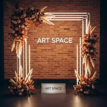 Аренда Фотозоны свадебные и декор в ресторане «Сыроварня» — ART SPACE