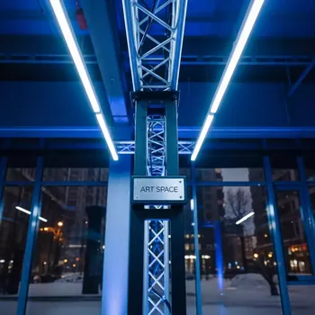 Аренда Светильники светодиодные «Айсберг» в ресторане «Высота 5642» — ART SPACE