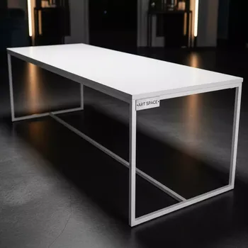Аренда Журнальный стол длинный Cube Loft 120 белый в ресторане «Высота 5642» — ART SPACE