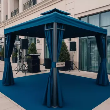 Аренда Шатер садовый AFM 1022B 3х3 м синий в Cosmos Sochi Hotel — ART SPACE