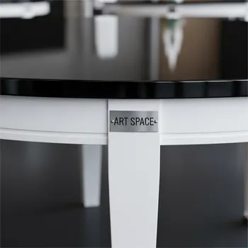 Аренда Стол банкетный Frankfurt 90 black & white в Karat Resort — ART SPACE