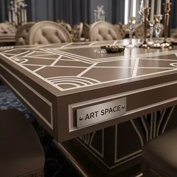 Аренда Стол прямоугольный DECO 120 капучино в Stella di Mosca — ART SPACE