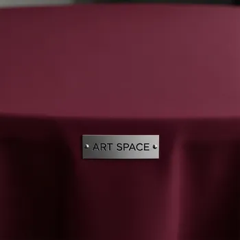 Аренда Скатерть круглая бордовая R4E 00338 3,2 м в Маринс Парк Отеле — ART SPACE