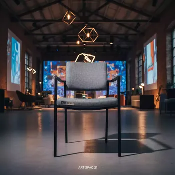 Аренда Стул каркас черный серый Helmet в лофте «Студия 21» — ART SPACE