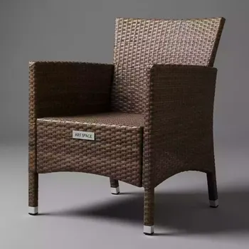 Аренда Кресло из искусственного ротанга Y290B W52 brown в Sochi Marriott Krasnaya Polyana — ART SPACE