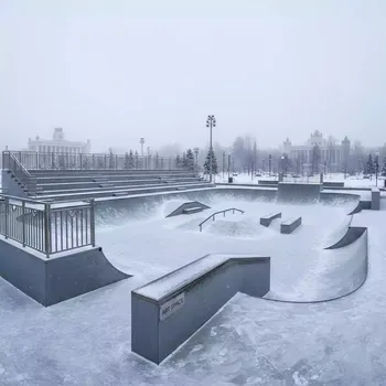Аренда Скейтпарк с трибунами ВДНХ в санатории «Металлург» — ART SPACE