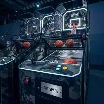 Аренда Игровой автомат Большой баскетбол Военный на арене «Фишт» — ART SPACE
