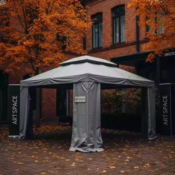 Аренда Шатер беседка Green Glade 1081 2 2х2х2 м полиэстер в Boutique Hotel PORTUM 1905 — ART SPACE