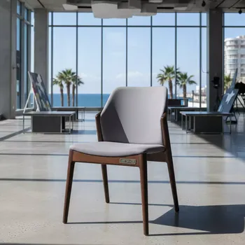 Аренда Стул с обивкой Glamour Wood Up в комплексе Sea Galaxy — ART SPACE