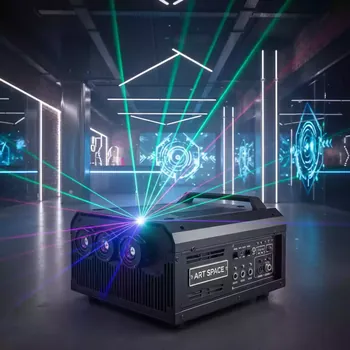 Аренда Лазерная цветомузыка Involight FSLL 150 в ресторане «Магадан» — ART SPACE