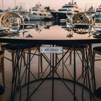 Аренда Стол банкетный Eames style черный на территории Морпорта Сочи — ART SPACE