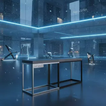 Аренда Консоль Silver black в Alpha Sirius — ART SPACE