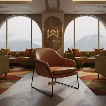 Аренда Кресло Коннор экокожа Boom terra черный каркас в Golden Tulip Rosa Khutor — ART SPACE