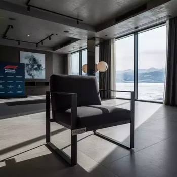 Аренда Стул Golf ткань черная в Imeretinskiy Hotel — ART SPACE