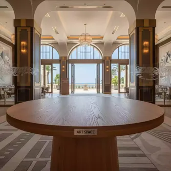 Аренда Стол дуб 100 см в Swissôtel Resort Sochi Kamelia — ART SPACE