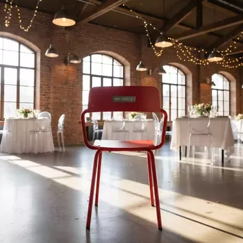 Аренда Стул Eames Metal красный в Rixos Krasnaya Polyana — ART SPACE