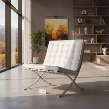 Аренда Кресло Barcelona chair white в Radisson Hotel Rosa Khutor — ART SPACE