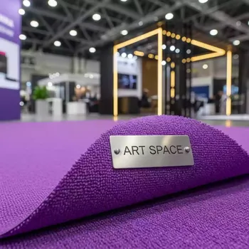 Аренда Ковролин фиолетовый с пленкой цвет 057 в Сириус Арене — ART SPACE