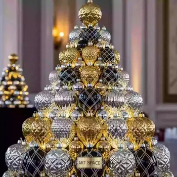Аренда Декор новогодний шишки в стекле шар в Rodina Grand Hotel & SPA — ART SPACE