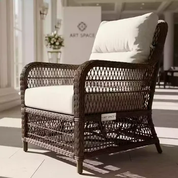 Аренда Кресло реклайнер из ротанга Grand Patio brown в комплексе Sea Galaxy — ART SPACE