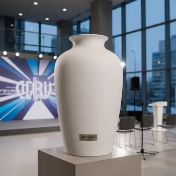 Аренда Ваза Базено белая в МФК «Горный» — ART SPACE
