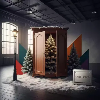 Аренда Фотозона новогодняя Нарния в лофте «Студия 21» — ART SPACE