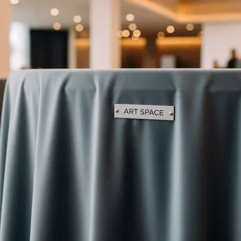 Аренда Скатерть для президиума бархатная серо голубая в Imeretinskiy Hotel — ART SPACE