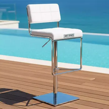 Аренда Барный стул Маркус Ван белый в пляжном комплексе VinoGrad — ART SPACE