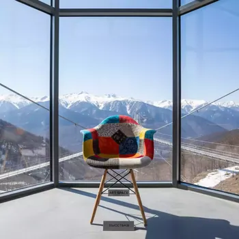Аренда Стул DSW пэчворк в Skypark Sochi — ART SPACE