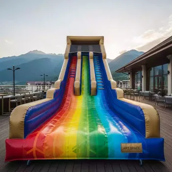 Аренда Горка надувная радуга в Rixos Krasnaya Polyana — ART SPACE