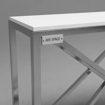 Аренда Консоль Silver white серебристого цвета на арене «Фишт» — ART SPACE