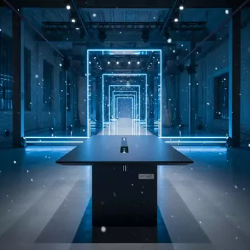 Аренда Стол барный с кабель каналом Arki Table CC Fenix в лофте «Студия 21» — ART SPACE