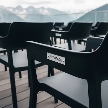 Аренда Стулья пластиковые садовые черные в Radisson Hotel Rosa Khutor — ART SPACE