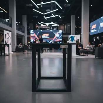 Аренда Стол коктейльный Quadratic черный 60х60 в Sochi Marriott Krasnaya Polyana — ART SPACE