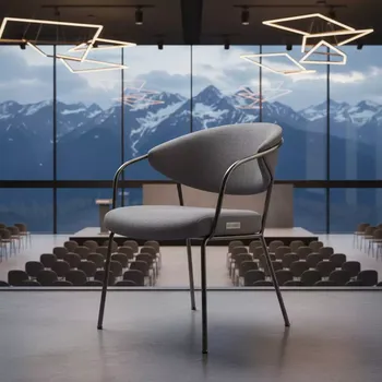 Аренда Стул Franc серый на площадке Rosa Peak (2320м) — ART SPACE