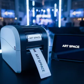 Аренда Лента Vell VL 231CH с чипом 12 мм черный на белом для Puty Brother в МФК «Горный» — ART SPACE