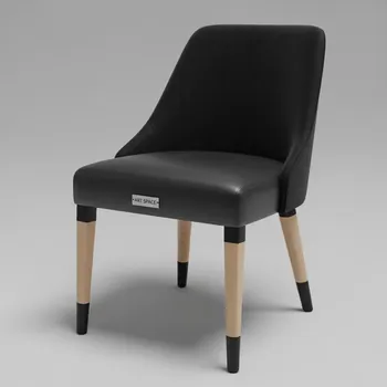 Аренда Стул Mix сиденье экокожа Space Graphite спинка велюр Velutto ножки бук черная морилка каркас RAL на арене «Фишт» — ART SPACE