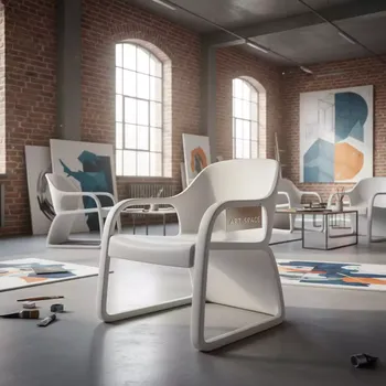 Аренда Кресла Андреа белое в Delta Sirius — ART SPACE