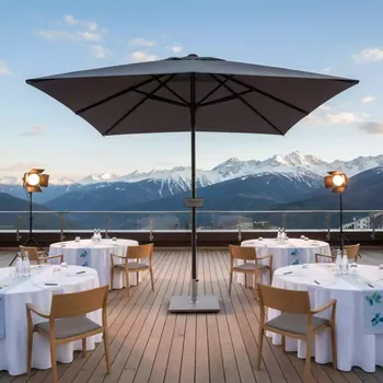 Аренда Зонт профессиональный Lido Dark 2,5 м в Radisson Hotel Rosa Khutor — ART SPACE