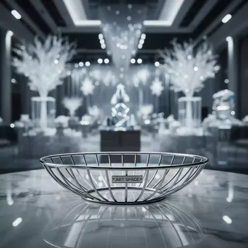 Аренда Хлебная корзинка металлическая овальная Luxstahl в конгресс-холле отеля Жемчужина — ART SPACE
