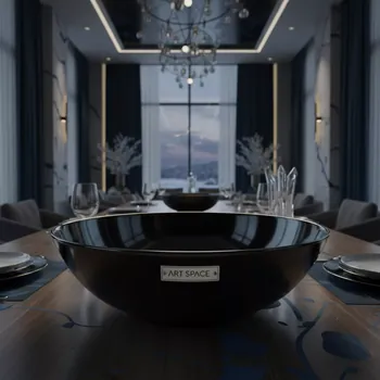 Аренда Салатник Элит Кампани чёрный D 245 мм H 55 мм в Imeretinskiy Hotel — ART SPACE