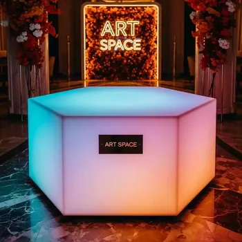 Аренда Стол светящийся Pacifico Sexta 220V RGB в Swissôtel Resort Sochi Kamelia — ART SPACE