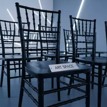 Аренда Стул Кьявари черный поликарбонат в Omega Sirius — ART SPACE