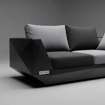 Аренда Диван grey & black Andrian в МФК «Горный» — ART SPACE