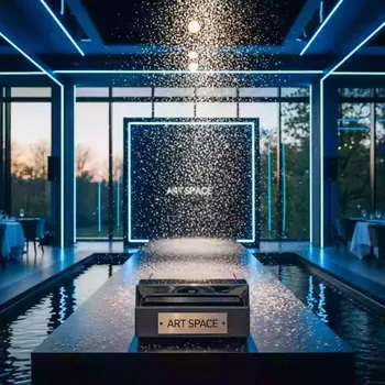 Аренда Машина снег Snow Mixer в ресторане «Voda» — ART SPACE