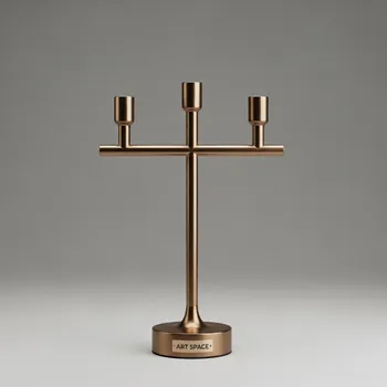 Аренда Канделябр бронзовый 26 см в Delta Sirius — ART SPACE