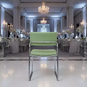 Аренда Стул Era хром светло зеленый в Radisson Collection Paradise — ART SPACE