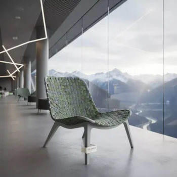 Аренда Кресло плетеное MIL A 001 RAL7035 Mua mel green H gray в Golden Tulip Rosa Khutor — ART SPACE